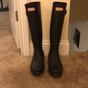 Tall Hunter Boots with adjustable Calf Strap